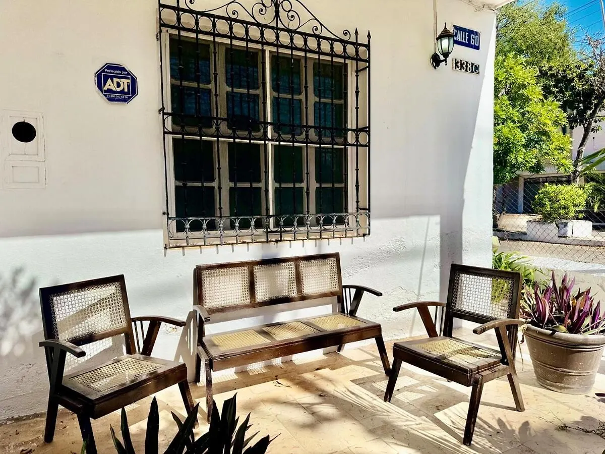 Casa Zapata, Merida, Yucatan A 1 Min Paseo Montejo Consulado Americano Mexico